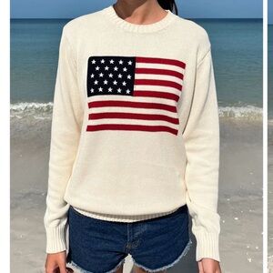 Brandy Melville American Flag Sweater